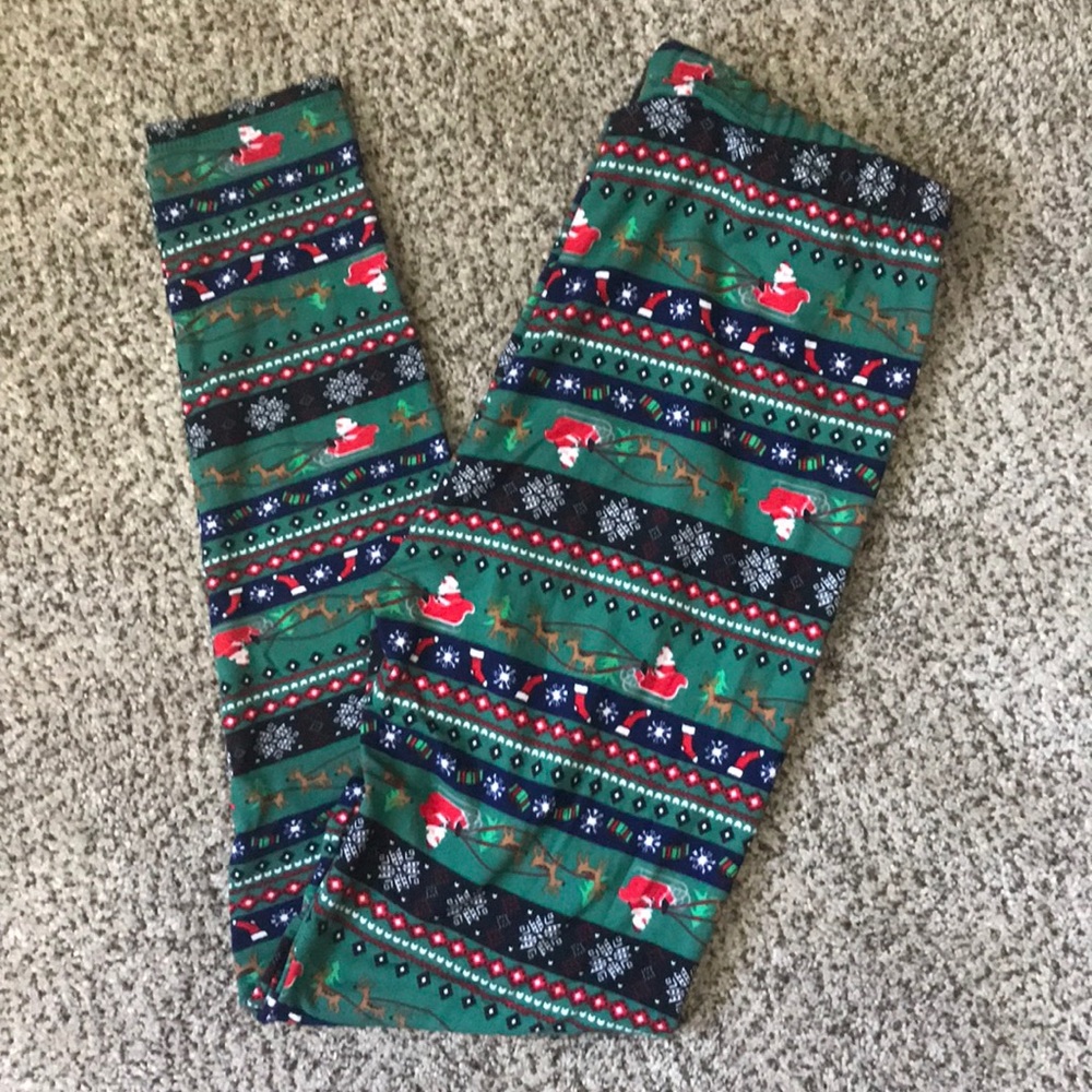 Christmas leggings size large / extra large